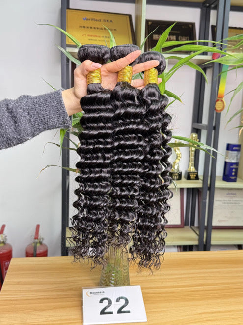 Deep Wave Bundles - 22 Inch